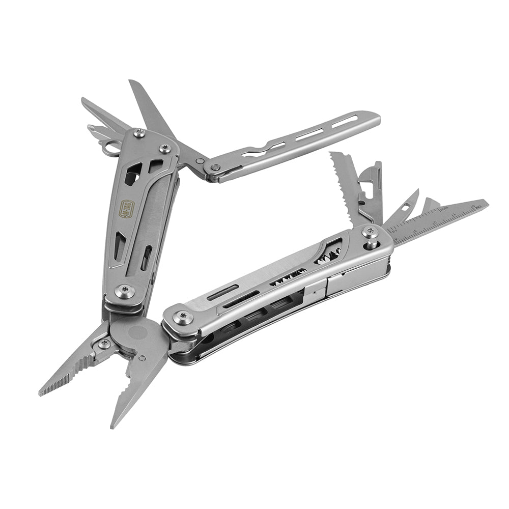 Multitool mit 10 Werkzeugen, silber