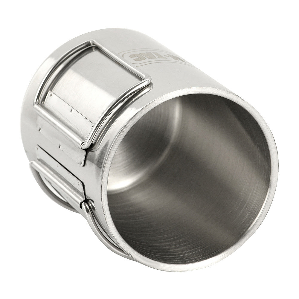 Trinkbecher, silber, grau, chrom, Edelstahl 304 innen