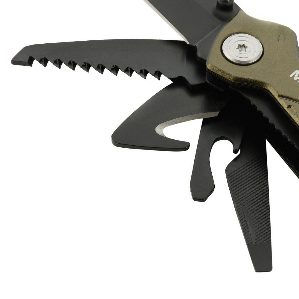 Multitool mit Säge, Feile, Flaschenöffner und Seilschneider